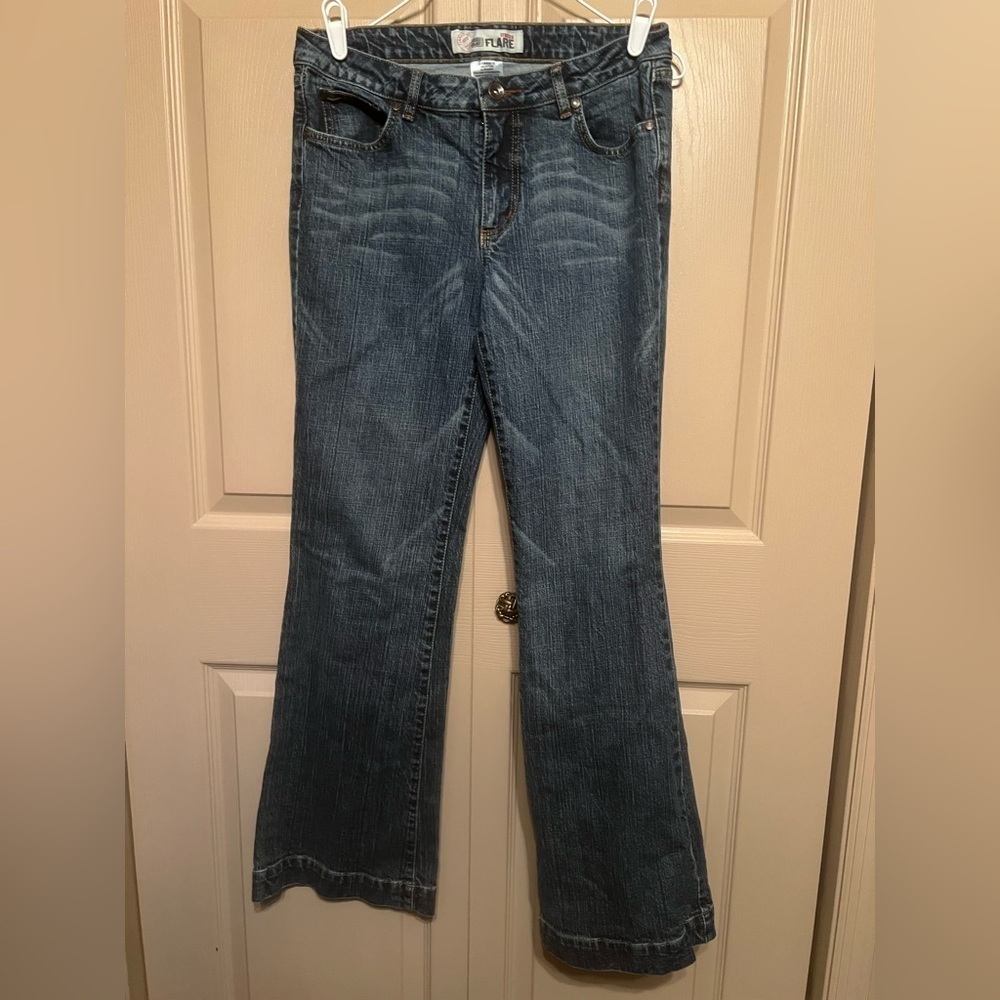Faded Glory Blue Flare & Wide Leg Jeans